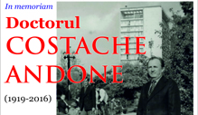 Dr. Costache Andone va fi evocat la Biblioteca Județeană Neamţ